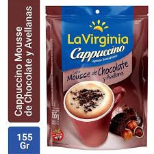 Cappuccino La Virginia Mousse de Avellanas Doypack 125 grs