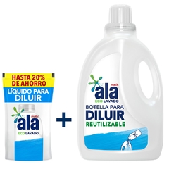 Jabón Liquido para Ropa Ala para Diluir x 150ml. mas Bidon