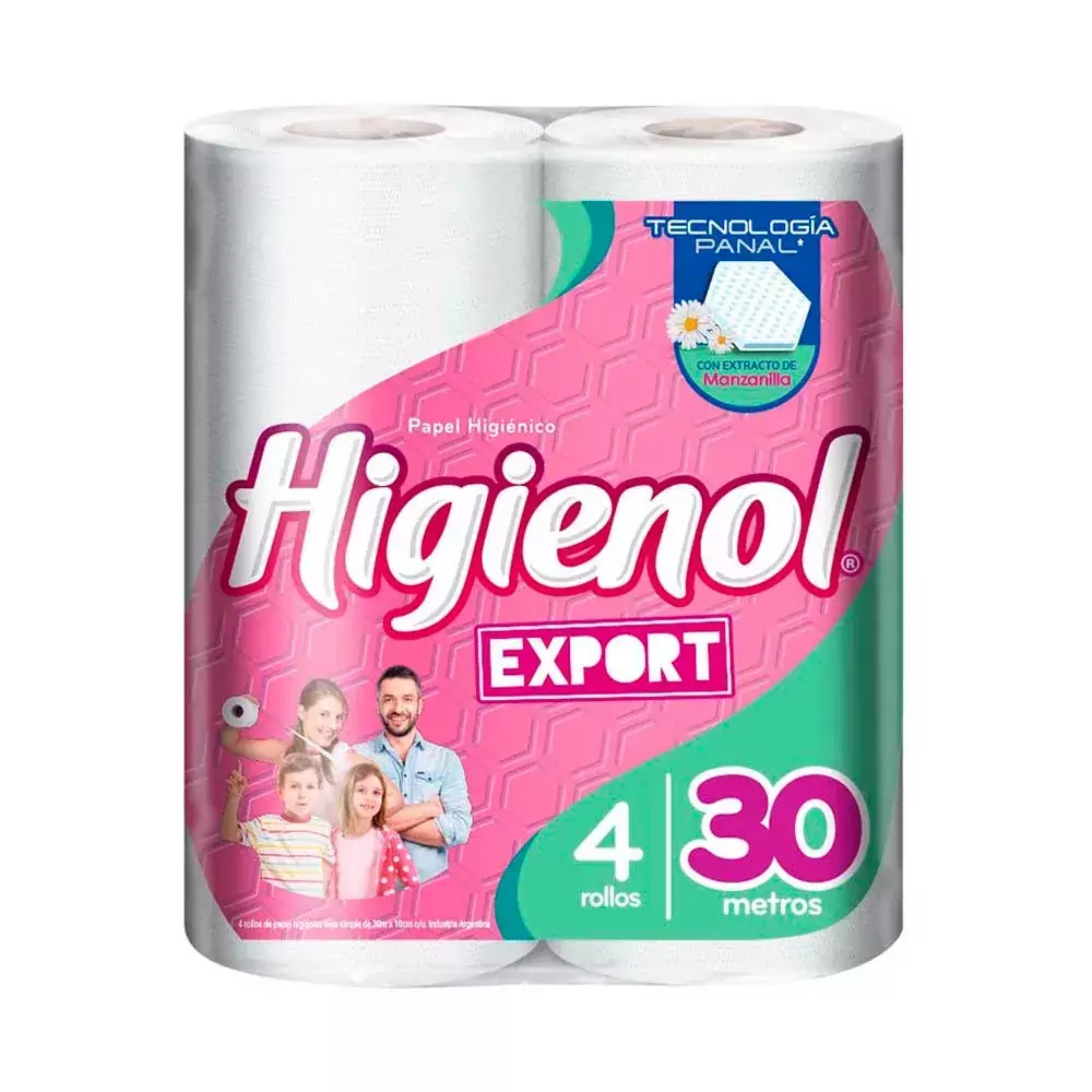 Papel Higienico Higienol Export x30 mts