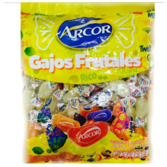 Caramelos Gajos Frutales x 10 un