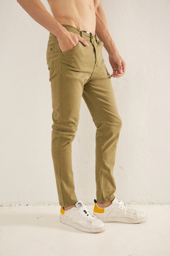 Pantalón de Gabardina Basic - Slim fit en internet