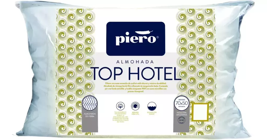 ALMOHADA PIERO TOP HOTEL 70X50 Comprar en DOGIL HOGAR