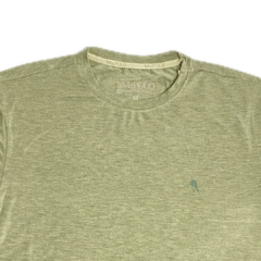 Camiseta Gola Careca de Poliamida Verde 1104 - comprar online
