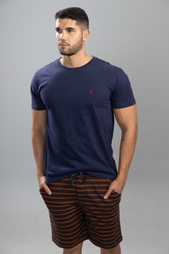 Camiseta Básica Azul Marinho 2225 - Mr.Polo