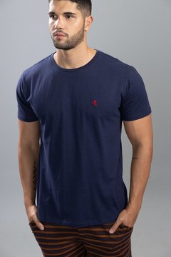 Camiseta Básica Azul Marinho 2225 - comprar online