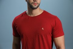 Camiseta Básica Vermelho Vino 2225