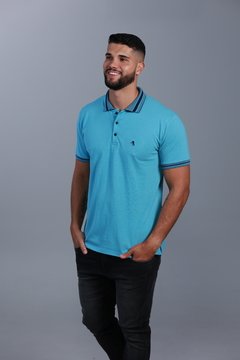 Camisa Polo Premium Azul Aquarium 2348 - comprar online