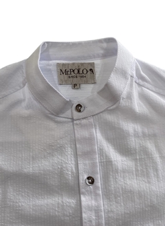 Camisa gola padre manga curta Branca 4185 - comprar online