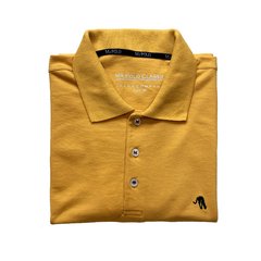 Camisa Polo Básica Piquet Amarelo Mostarda 0010 - comprar online
