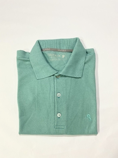 Camisa Polo Básica Piquet Verde Mint 0010