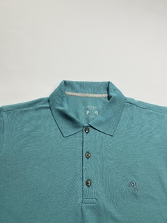 Camisa Gola Polo de Viscose Azul 2483 - comprar online