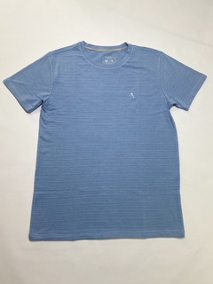 Camiseta gola Careca Azul 1127