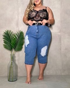 Imagem do CALÇA JEANS MOM PLUS SIZE PAULA