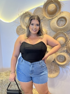 SHORT JEANS PLUS SIZE LILIANE na internet