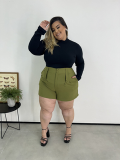 Imagem do SHORT ALFAIATARIA PLUS SIZE ELLA OLIVA