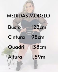 VESTIDO TUBINHO PLUS SIZE PRETO LOLITA - Amanditta Plus Size - Moda feminina plus size