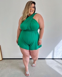 MACAQUINHO PLUS SIZE MULTIFORMAS ALICE VERDE