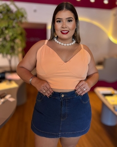 CROPPED PLUS SIZE ALÇA DEBORA PÊSSEGO - loja online