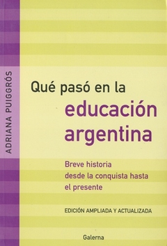 QUE PASO EN LA EDUCACION ARGENTINA