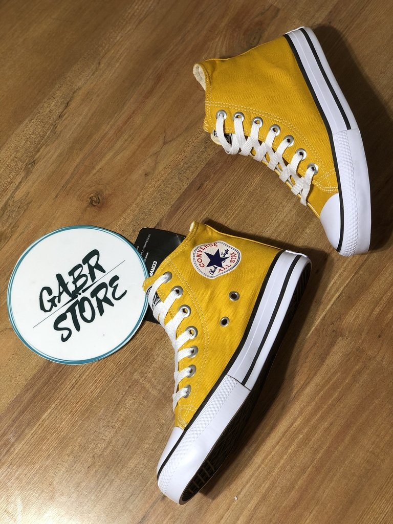 All star hotsell amarelo mostarda plataforma