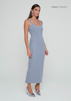 VESTIDO BASIC CANELADO - loja online