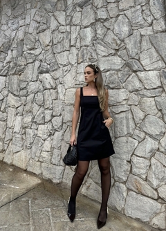 VESTIDO TRAPÉZIO ALFAIATARIA - Dress2shine