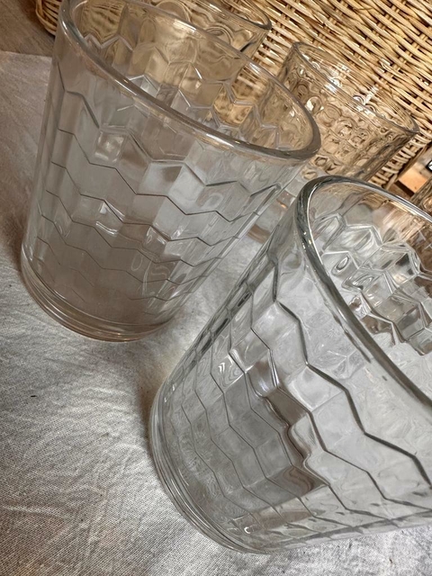 Set de 6 vasos de vidrio Zig Zag - MAGI Home & Deco