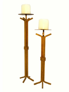 Candelabro hierro cuadrado Gr