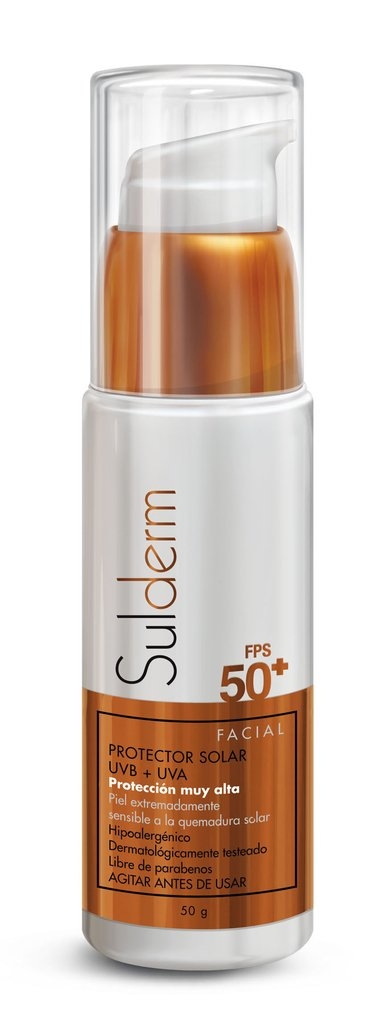 PROTECCION SOLAR FACIAL Factor 50 Crema sin COLOR