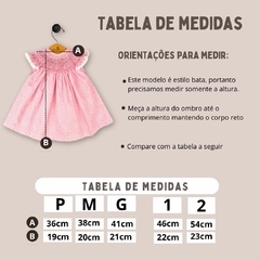 VESTIDO BATIZADO SMOCK GIGI - Petit & Co