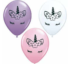 Globo x10 Látex Estampado UNICORNIO - comprar online