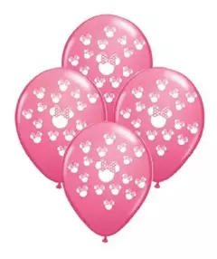 Globos x10 Látex Estampado MINNIE