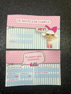 Invitaciones x10 LOL