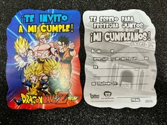 Invitaciones x10 DRAGON BALL Z