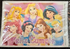 Lamina Comestible Rectangular PRINCESAS - comprar online