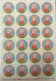 Lamina Comestible Tazos PEPPA PIG