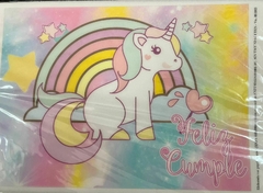 Lamina Comestible Rectangular UNICORNIO - comprar online