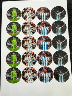 Stickers x20 ARGENTINA/SELECCION - comprar online