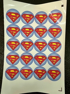 Stickers x20 SUPERMAN