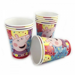 Vasos x8 PEPPA PIG