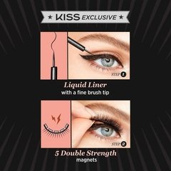 KISS Magnetic Eyeliner Lash - Crowd Pleaser - BLISS ARGENTINA