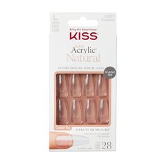 KISS Salon Acrylic Natural Nails- Crystal