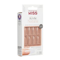 KISS Salon Acrylic Natural Nails- Crystal - comprar online
