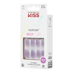KISS Gel Fantasy Sculpted Glue-On Nails - Quince Jelly - comprar online