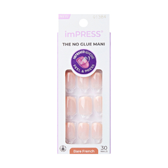 PREVENTA imPRESS Press-On Nails Bare French - Heroic