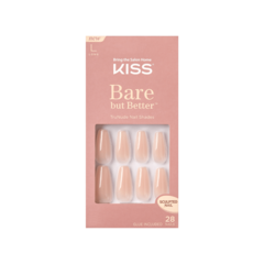 KISS Glue-On Bare-But-Better Nails - Nude Drama