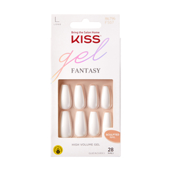KISS Gel Fantasy Sculpted Glue-On Nails - True Color