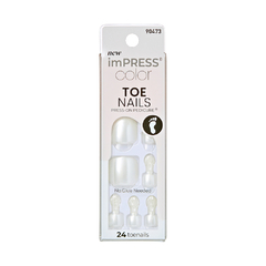 imPRESS Toenails - Lustre White