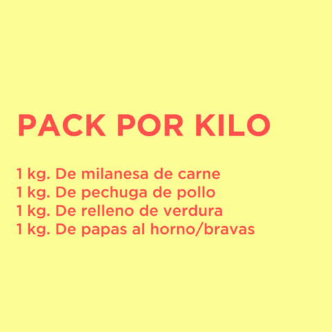Pack por kilo
