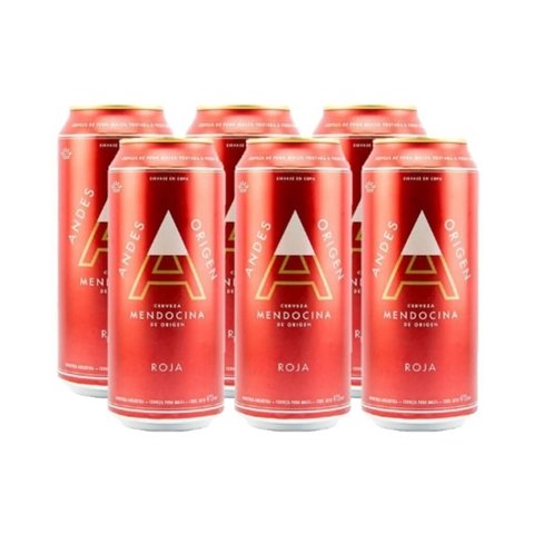 ANDES ROJA 473CC PACK X6